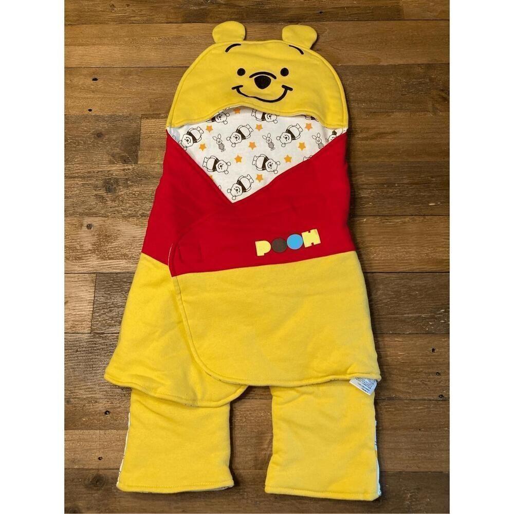 Winnie the Pooh 3-9 month baby swaddle sleeper outfit Disney Baby pajama